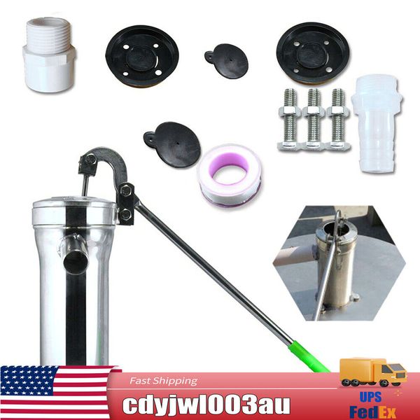 Hand Pump Suction Pump Stainless Steel Home Shallow Well Manual Water Jet Pump