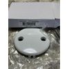 Aqua Plumb Universal Bathtub Drain Two Hole Overflow Face Plate White