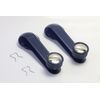 Performance PFM-558748 Interior Window Crank Handle Pair Set Blue for Various Honda Models