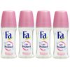 Fa Deodorant 1.7 Ounce Roll-on, Men & Women, 50ml - 4 Pack (Dry Protect)