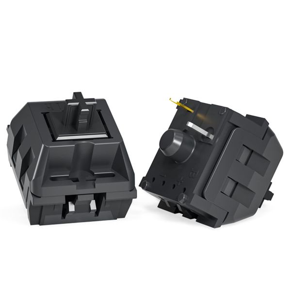 Kailh KT Switch 3 pin Linear for Game Machine Keyboard Compatible with Cherry MX Switch(KT Black 108pcs)