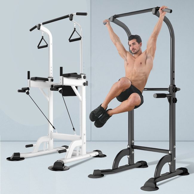 Pull-up home chining dipping pull-up iron bar chin-up exercise equipment, high-end, high-end white-cushion band included