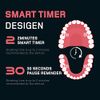 Wagner & Stern ultrasonic whitening Electric Toothbrush with 8 Charcoal Black Brush Heads. for Fresh Breath & Healthy Smile. (Green)