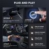Check Engine Transmission ABS SRS Code Reader OBD2 Scanner Car Diagnostic Tool