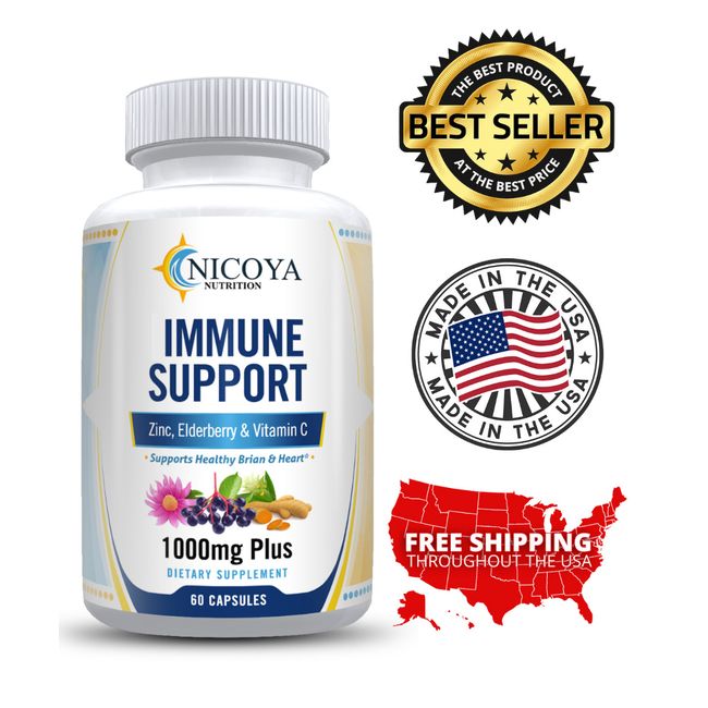 12 in 1- Daily Immune Support Supplement, Natural Detoxifying, Viral Defense