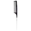 SalonChic Pin Tail Carbon Comb High Heat Resistant 9.25 - Fine Teeth Comb Unisex 1 Pc