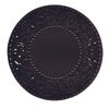 Elegant and Modern Stoneware Scroll Dinnerware Set for Parties - Black, 16 Piece