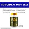 Virile Forge Advanced Supplement for Men with Natural Ingredients 60 Capsules