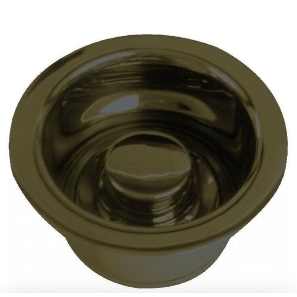 Westbrass D2082-12 Extra-Deep Waste Disposal Flange & Stopper Oil Rubbed Bronze