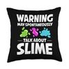 Slime Toy Making Fluffy Maker Machine Mixer Throw Pillow