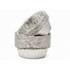 Bakery Direct 100 Round Silver Pukka Pie foils/Dishes