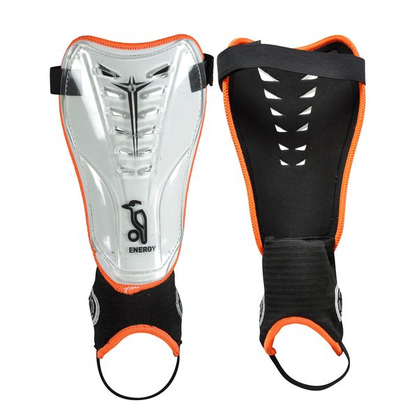 Kookaburra 2017 Energy Shin Guards - White, Large