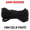 10m x 6mm stretchy elasticated shock cord/bungee cord,tarp,trampolene securing rope