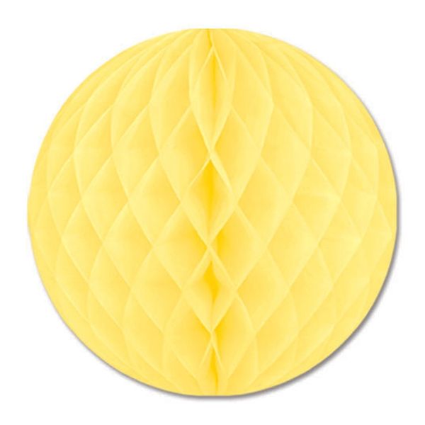 Pkgd Tissue Ball (yellow) Party Accessory (1 count) (1/Pkg)