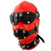 Bondage Masters Padded Hood Sensory Deprivation, Blindfold, Muzzle & Insert Gag