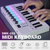 M-VAVE 25 Key USB MIDI Keyboard Controller Wireless Bluetooth with 16 MPC Drum Pads, Pad Controller, 8 Knobs, Dynamic Keybed, Software Included, Sequencer for Music Production