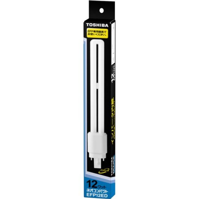 TOSHIBA EFP12ED Compact Fluorescent Lamp, Neo Compact, 12W Type, Daylight