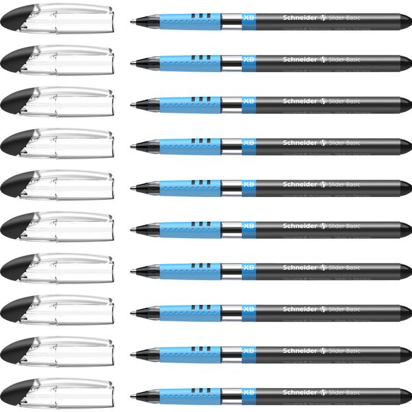 Schneider Slider Basic XB Ballpoint Pen - Black (Box of 10)