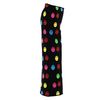Zac's Alter Ego Black Long Fingerless Gloves with Multicolour Smiley Faces