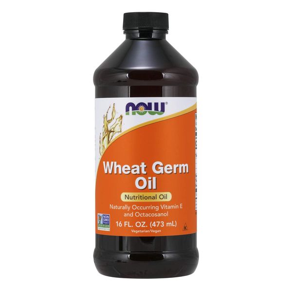 NOW Supplements, Wheat Germ Oil with Essential Fatty Acids (EFAs), Nutritional Oil, 16-Ounce