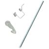 SPARES2GO Black Door Handle for Hotpoint Washing Machine