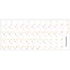 CHINESE KEYBOARD STICKERS TRANSPARENT BACKGROUND with ORANGE LETTERING