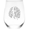 Welsh Springer Spaniel themed, dog stemless wine glass, 17 oz.