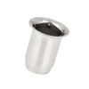 Hihaha 60mm Universal Motorcycle Can Muffler Baffle Pipe Silver Tone Durable Material