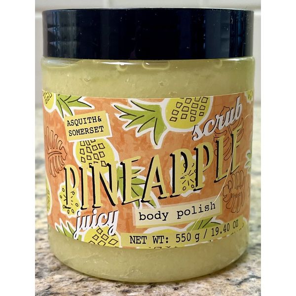 Asquith & Somerset Juicy Pineapple Body Scrub Body Polish 19.40 Oz New