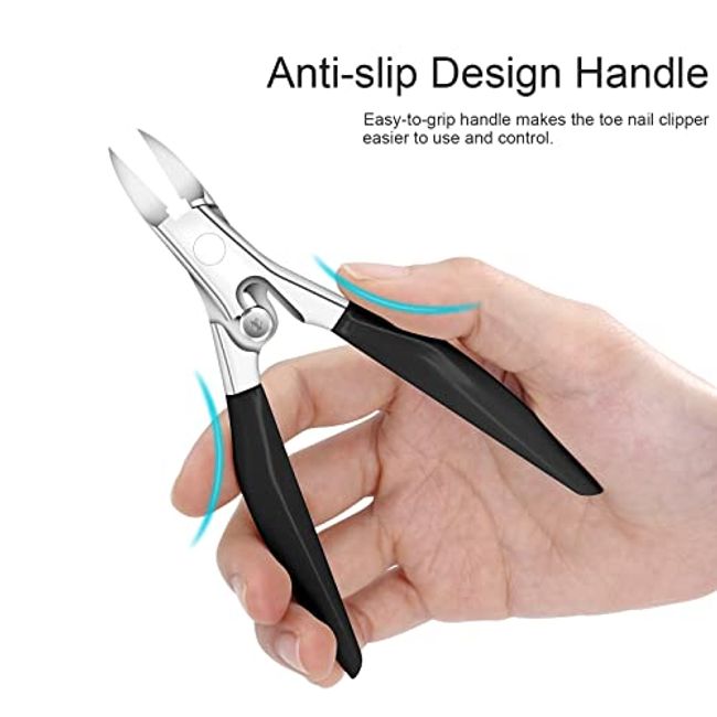 Foldable Stainless Steel Big Toenail Clipper Toe Nail Clippers for Thick  Toenail