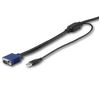 StarTech.com 1.8m KVM Cable for Computer Auto Switcher for StarTech.com Rackmount KVM Console Drawer VGA/USB CPU Switcher Cable RKCONSUV6