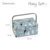 Hobby Gift Medium Sewing Craft Hobby Storage Box, Dogs