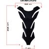 3D Tank Protection for Motorcycle, Competition, Carbon Look