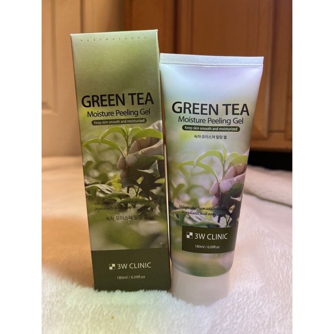 3W CLINIC] Green Tea Moisture Peeling Gel - 180ml