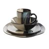 Gibson Elite Althea Reactive Dinnerware Set, Teal, Service for 4 (16pcs)