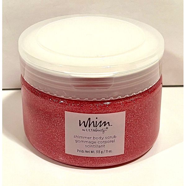 ULTA BEAUTY WHIM SHIMMER BODY SCRUB 11 OZ / 313 G NEW SEALED REFLECT SPARKLES !!