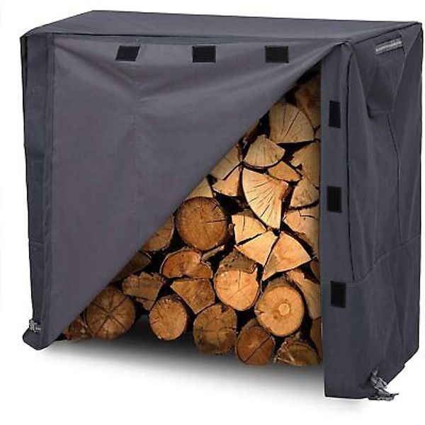 Waterproof Firewood Racks Covers, 4FT Logs Wood Storage Outdoor Holder Cover,...