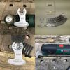 XXGO 8 Pcs Oscillating Multi Tool Diamond Segment Swing Grit Grout Blades XG8001S