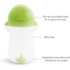 Munchkin Any Angle Weighted Toddler Straw Cups with Click 2 Pack, Blue/Green 