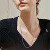 SIMPLÍ BASIC Long Rope Chain Necklace, Stainless Steel (Stainless Steel)