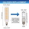 [4 Pack] LED E11 T6 JD 8W 120V 75W 80W Replacement Light Bulbs 3000K Soft White