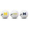 Michigan Wolverines (Officially Licensed) 3 Pack Taylormade Golf Balls