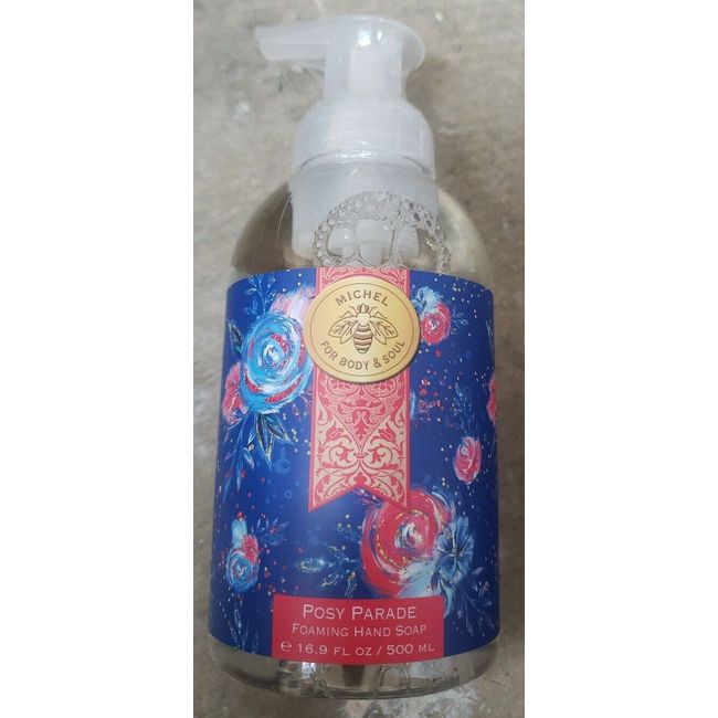 Michel For Body & Soul POSY PARADE Foaming Hand Soap 16.9oz Summer Breeze Scent