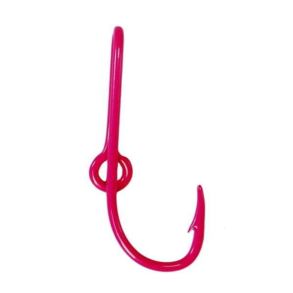 Eagle Claw Fish Hook Hat Pin,21 Colores to Choose from. Eagle Claw Hat Fish Hook for Cap (Hot Pink)