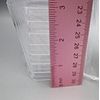 150 Piece (50 Sets) Clear Plastic Square 5 oz Mini Dessert Bowls+Lids+Spoons