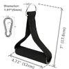 Premium Exercise Pull Handle Resistance Bands, Strong Nylon Belt, Grips Fitness Strap,Foam Wrapped Handle,Soft Grip Handles Heavy Duty Handles for Yoga Exercise Gym Resistance Training (One Pair)