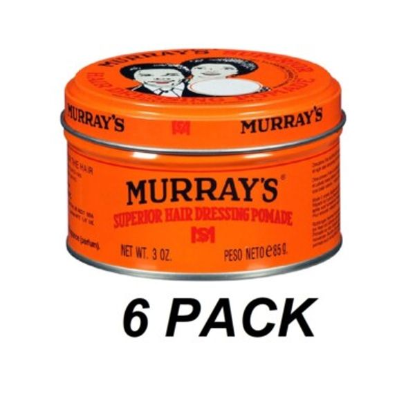 Murray's Superior Hair Dressing Pomade, 3 oz - 6 PACK