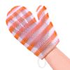 Honeycomb Exfoliating Glove [Yellow 1Pack] TPU Honeycomb Bath Mitt,Rapid Foaming Quick Drying Unisex Face and Body Scrubs