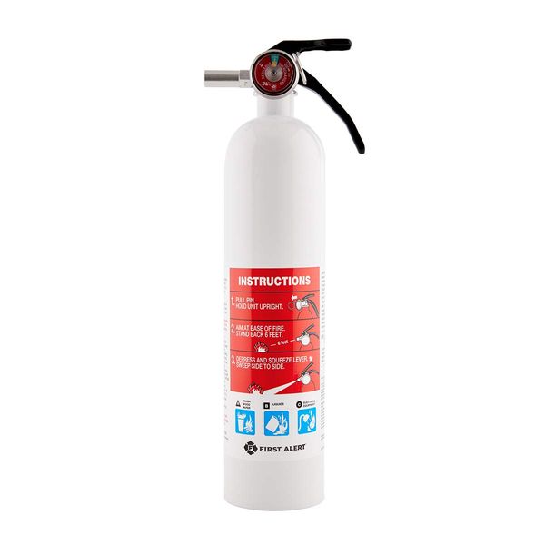 First Alert Fire Extinguisher | Marine Fire Extinguisher, White, FE1A10GR, 1-Pack