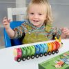 Math Caterpillar | Developmental Educational Math Toys | Color Recognizing Counting Game, Recognize Train for Teaching, Education, School